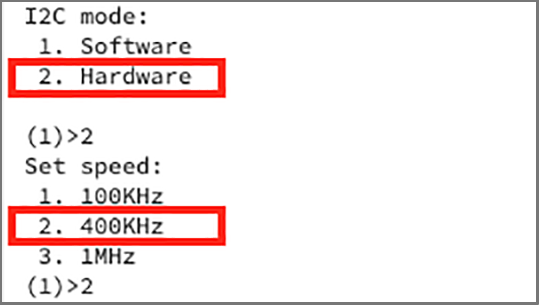 I2C Speed