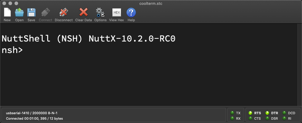 Booting NuttX