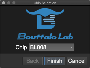 Select BL808 in BL DevCube
