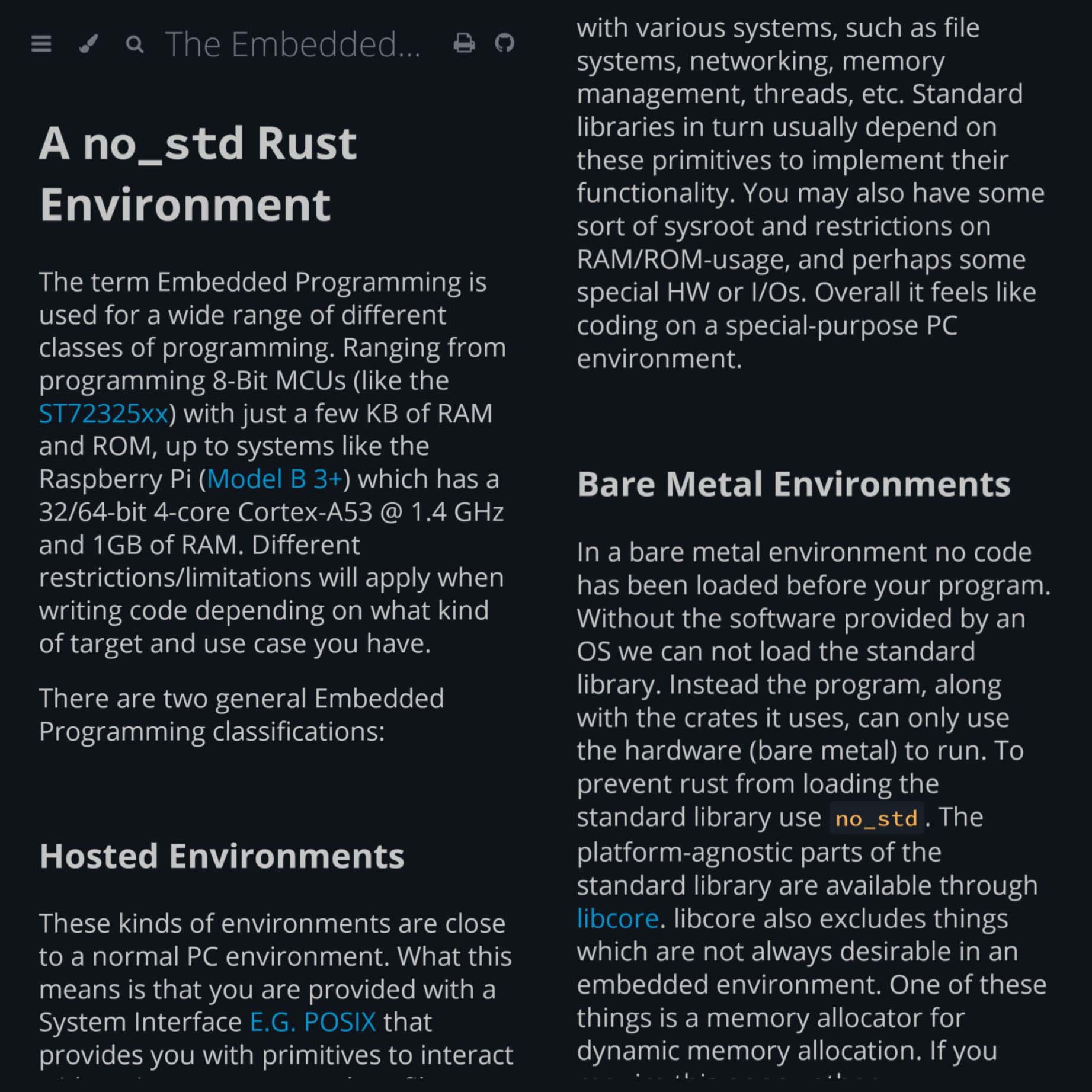 The Embedded Rust Book