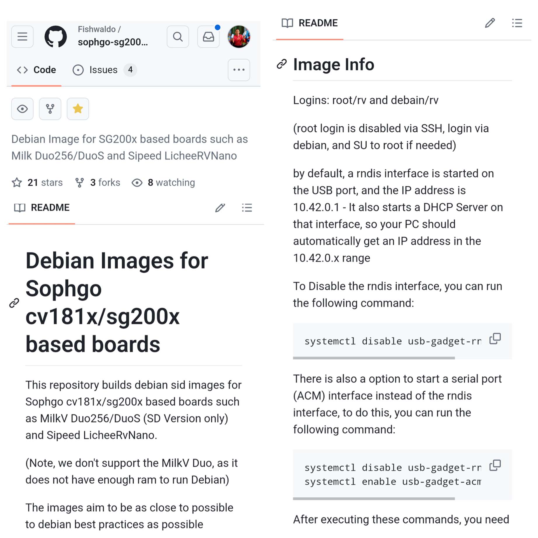Debian Image for Sophgo SG2000