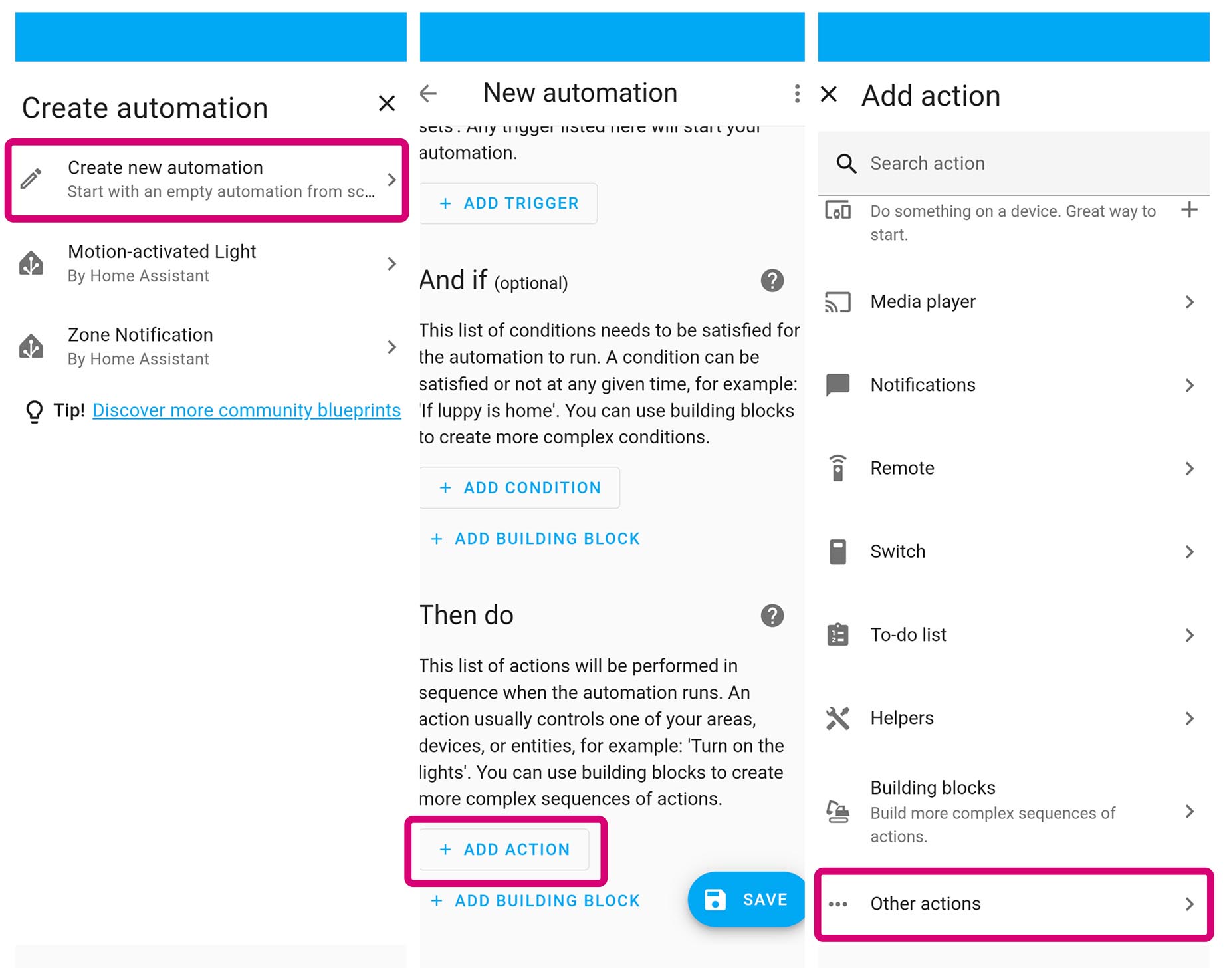 Create an Automation in Home Assistant