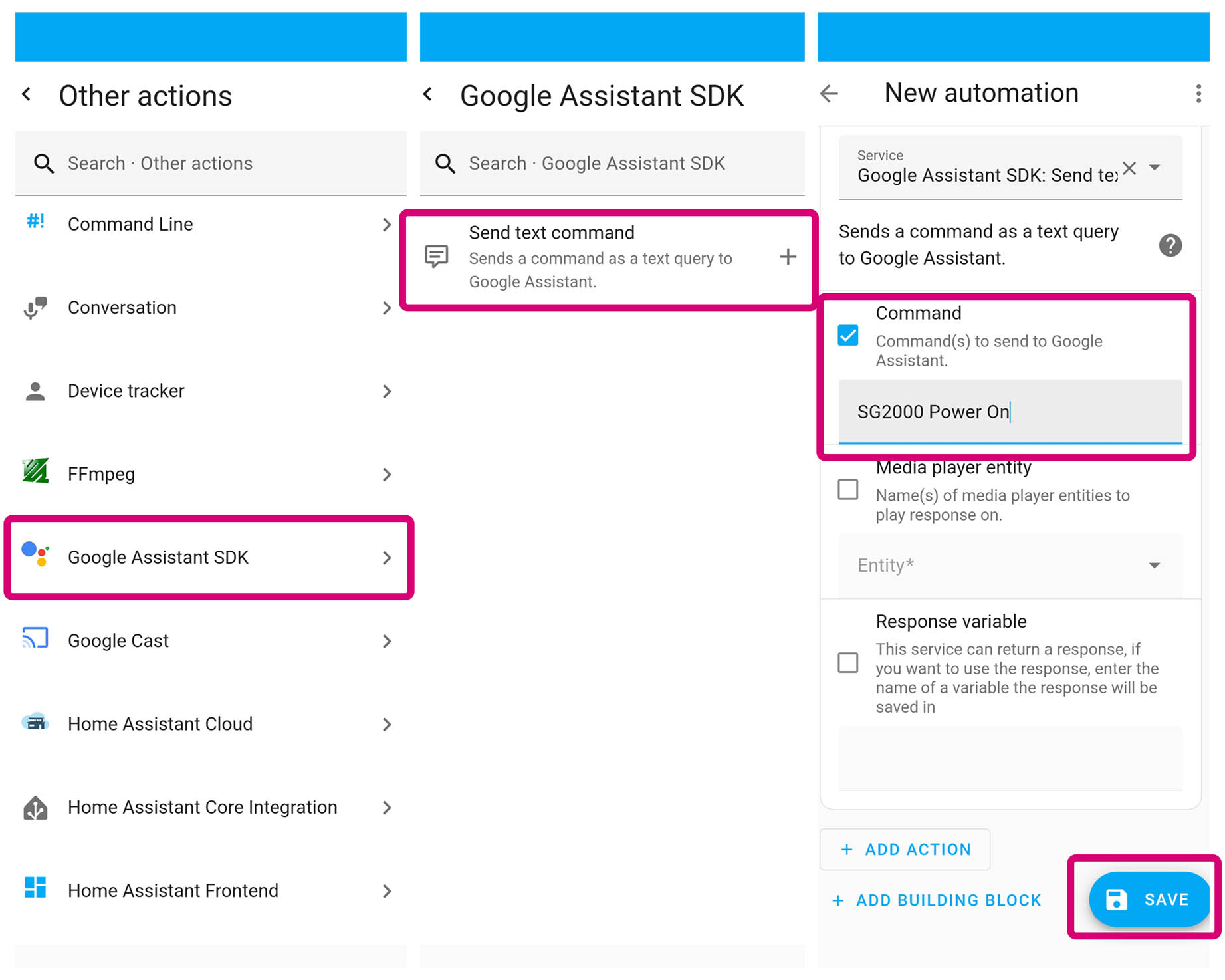 Create an Automation in Home Assistant