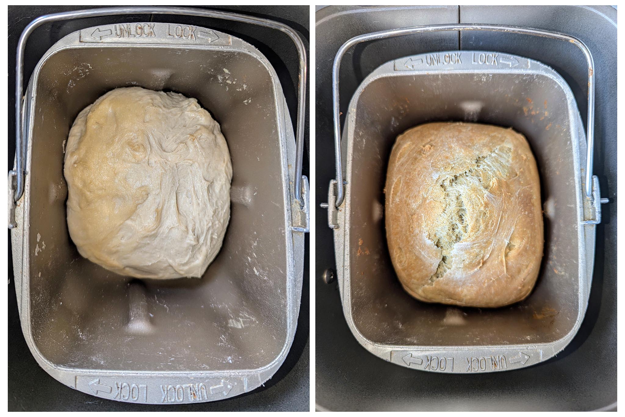 Bake the dough